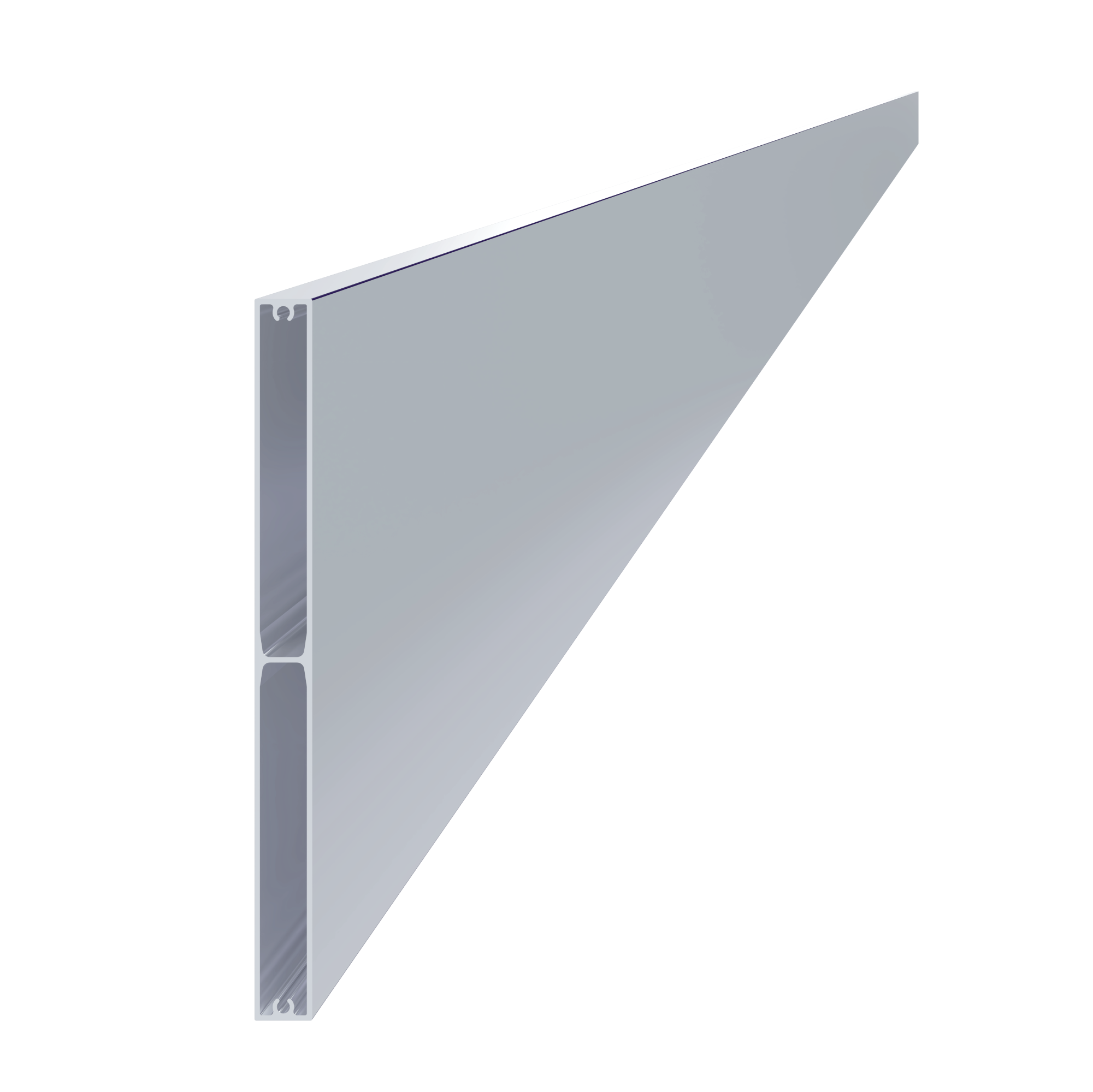 Al profil 200 x 16 x 6000 mm, bez povrchové úpravy