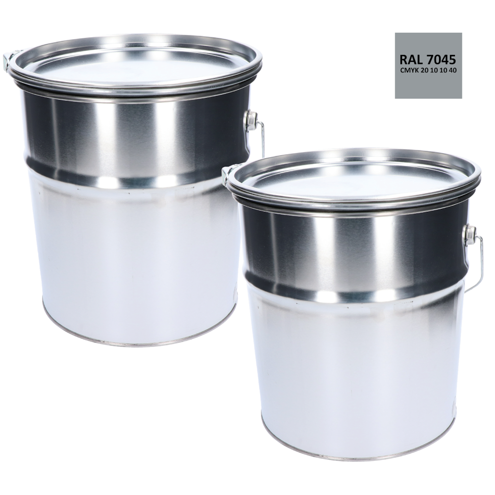 Barva antikorozní polomatná na zinek 20 kg šedá