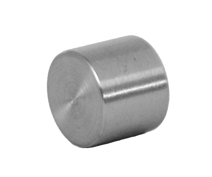 Ukončení na trubku ø 14 mm, broušená nerez AISI 304