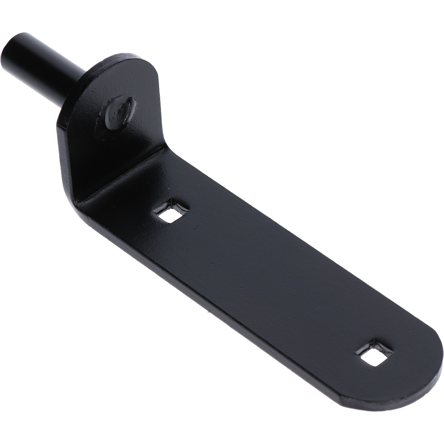 Kování ozdobné, 150x35 mm, ø 18 mm, černé.