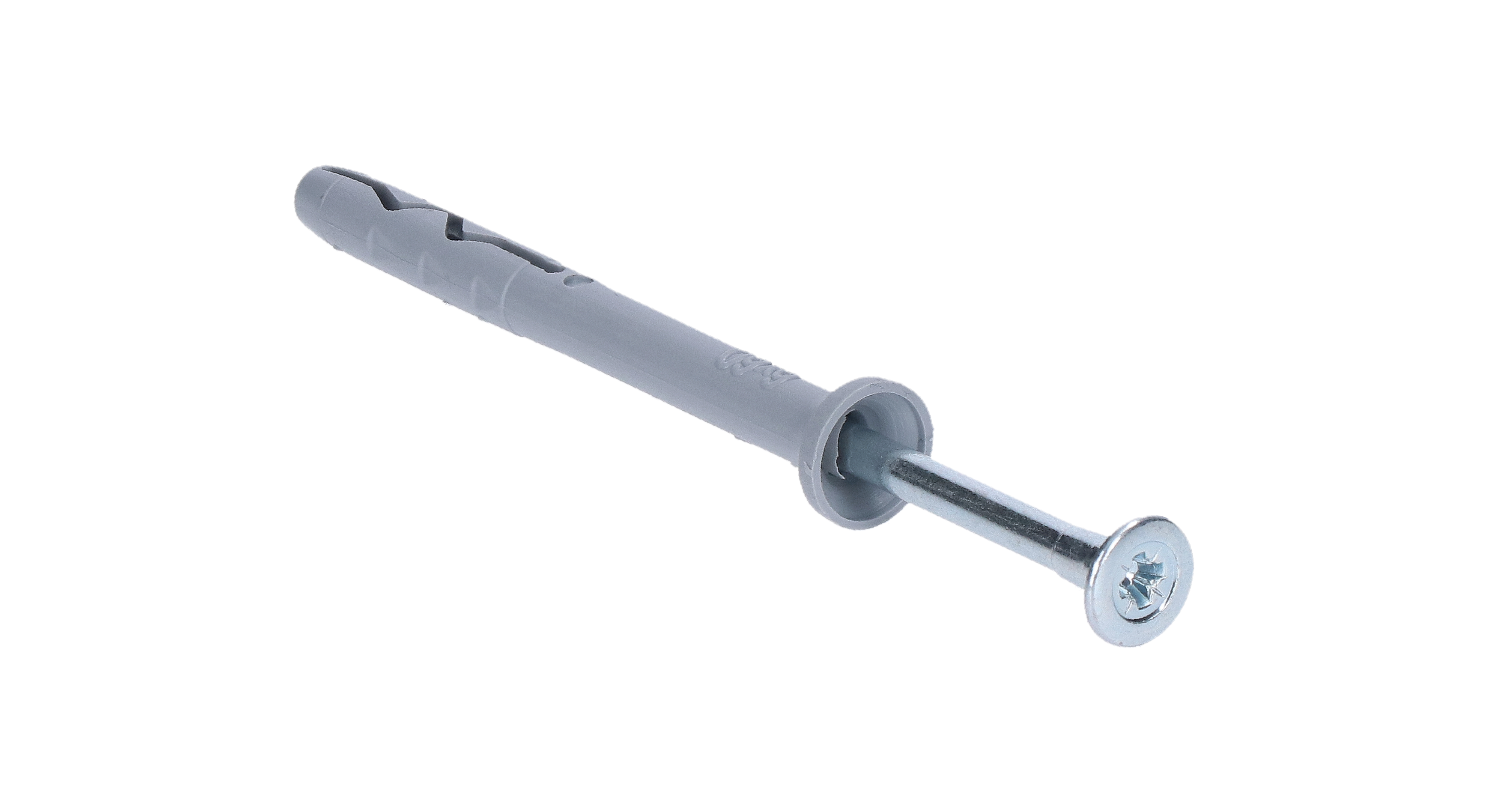 Hmoždinka natĺkacia 6x40 se zápustným  límcem a vrutem 3.9x45 se zápustní hlavou