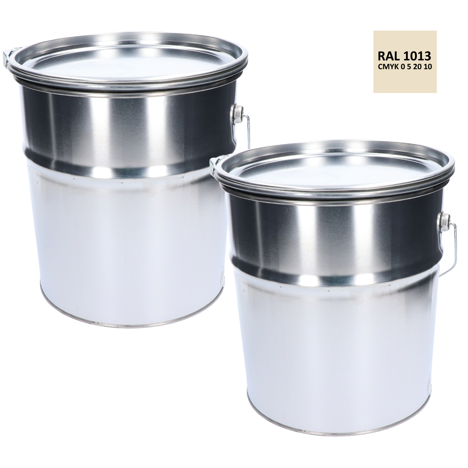 Barva antikorozní polomatná na zinek 20 kg perlová biela