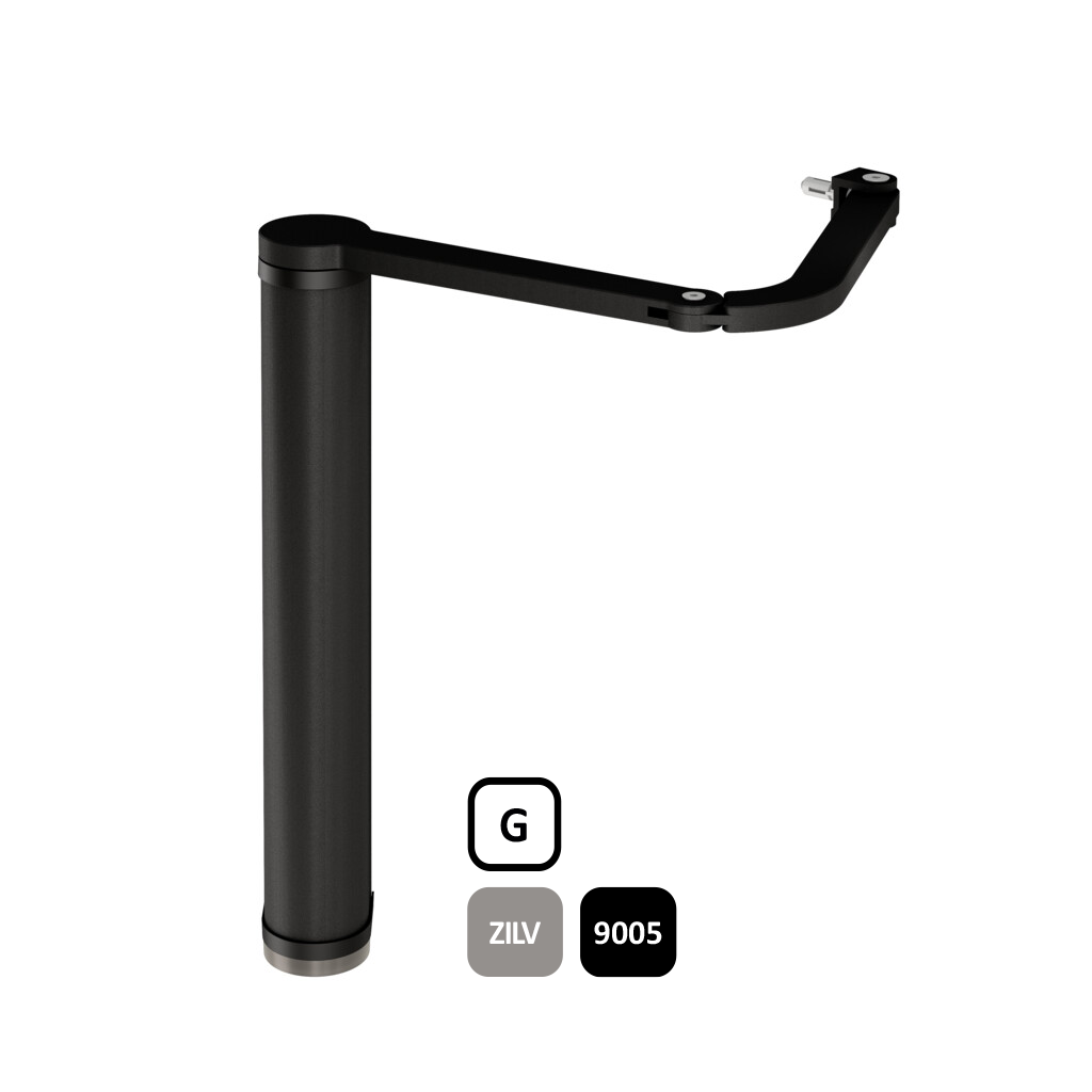 LOCINOX pohon pre krídlové brány do 100 kg, G, SILV