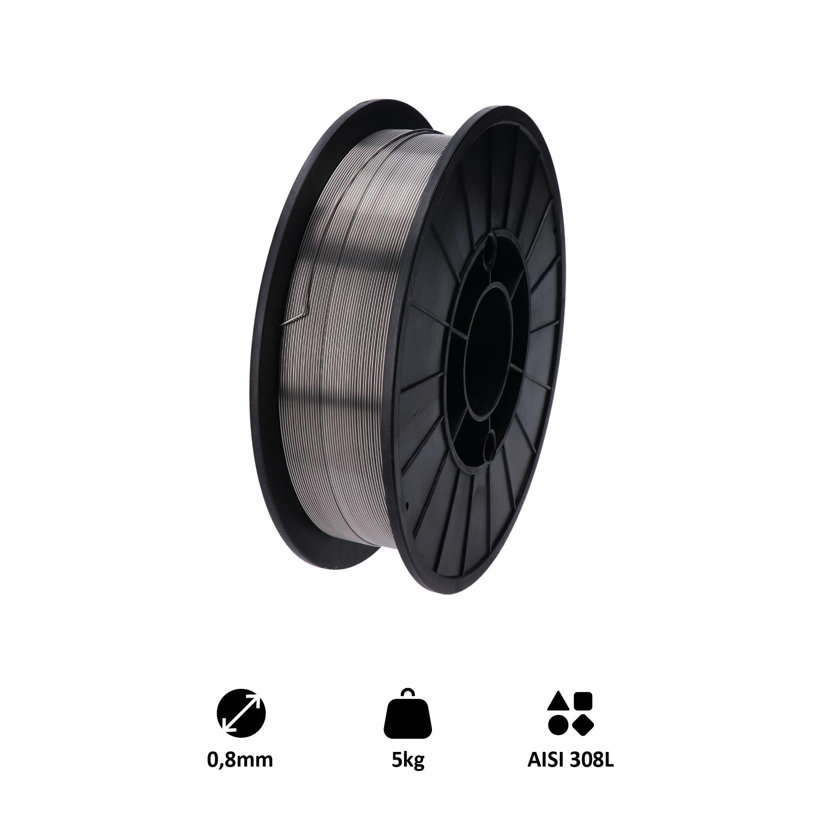 Svařovací drát /AISI 308L/0.8 mm, 5kg, MIG-MAG nerez