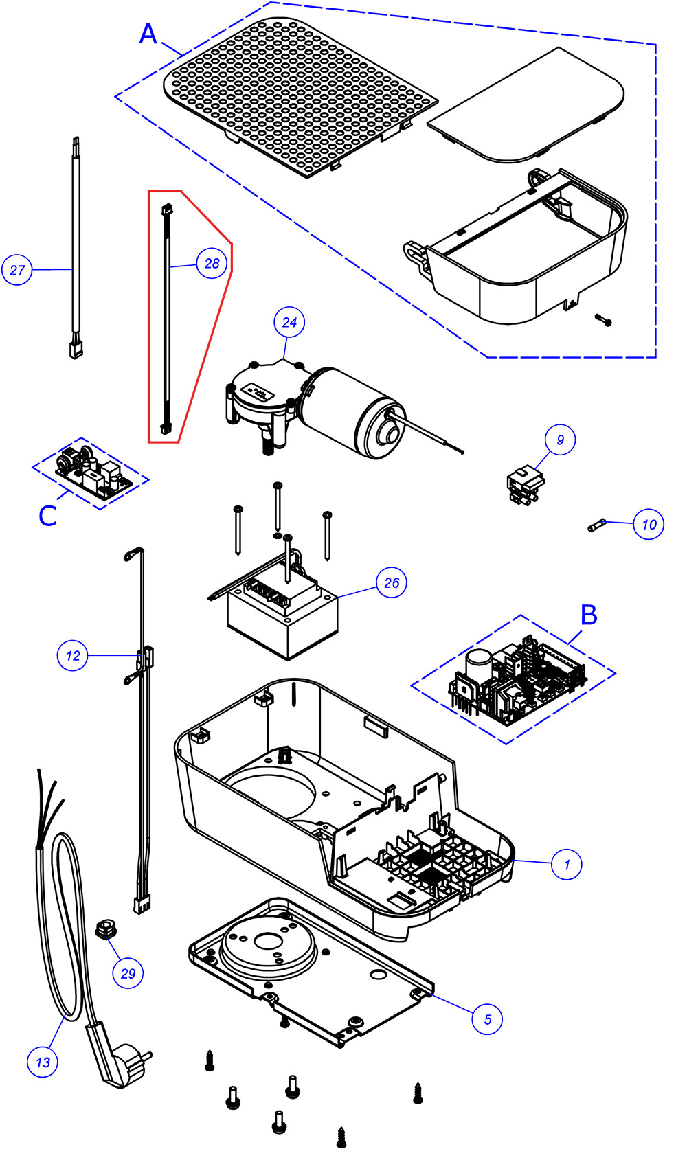 CA0475A00 Kábel pre SPIDO600, SPIDO1000