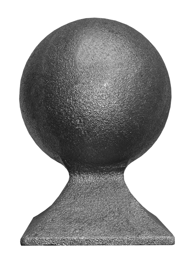 Koule ozdobná L-150 mm, podstavec 100 x 100 mm, dutá