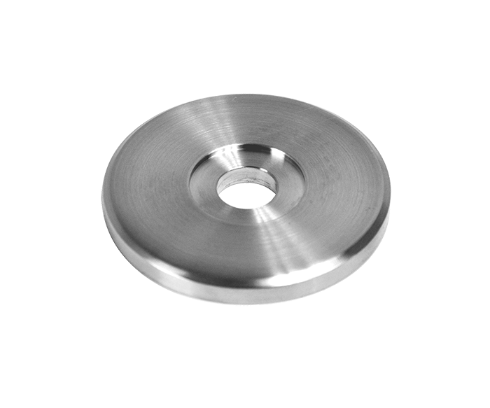 Deska pro boční kotvení sloupu ø 50 mm, broušená AISI 304