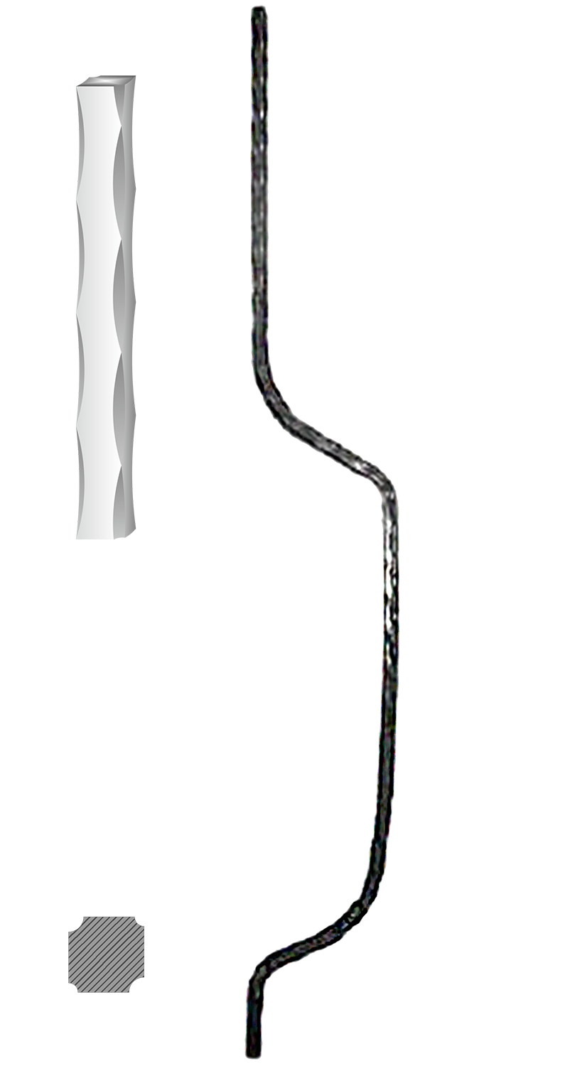 Tyč 12 x 12 mm, 130 x 1000 mm