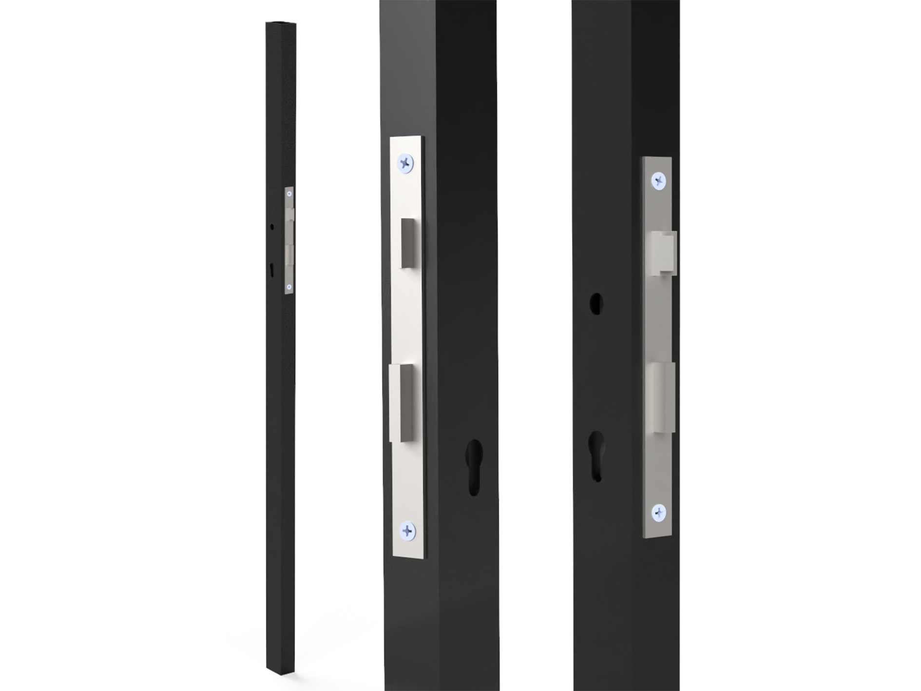 Profil 60x40x2mm H-1500mm se zámkem ZM90/50H, levý