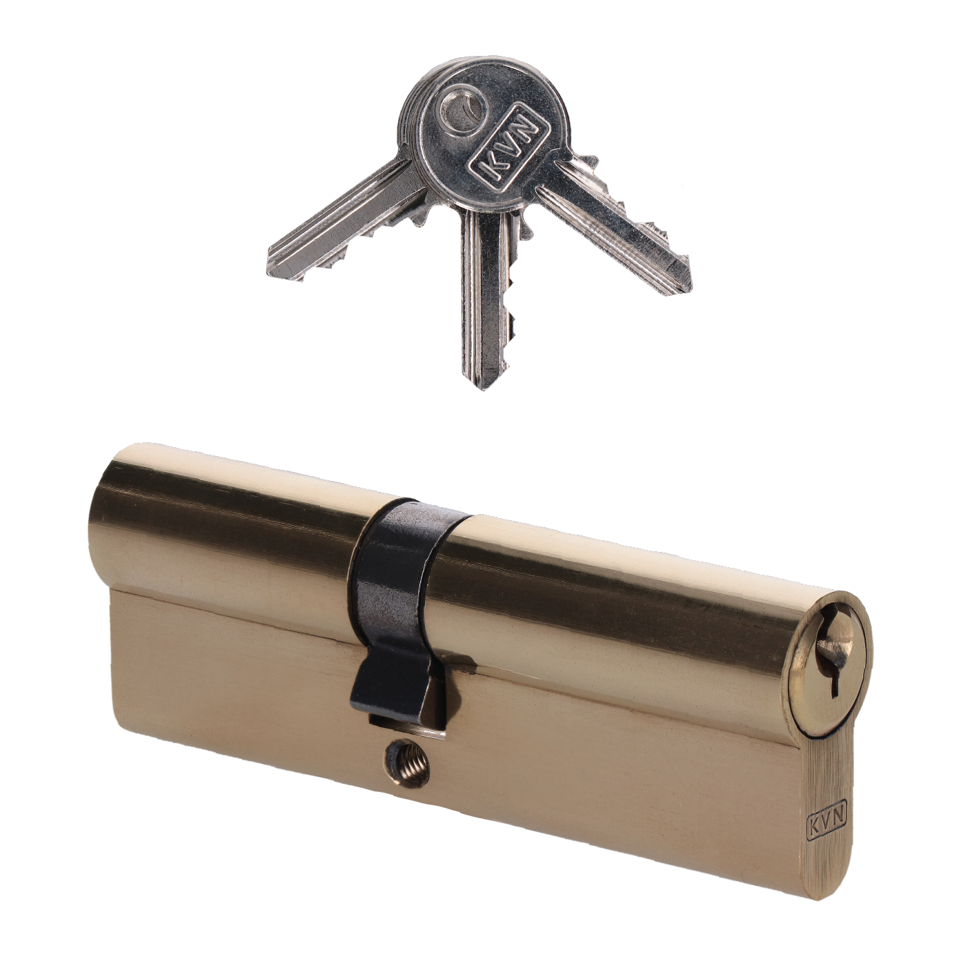 Cylindrická vložka EURO 40/50mm, mosazná, 3 klíče, šroub M5x65mm