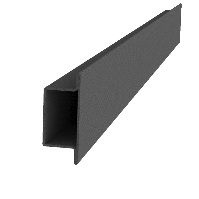 Uzavřený profil T 85 x 34 x 55 x 2 x 6000 mm, S235, hladký