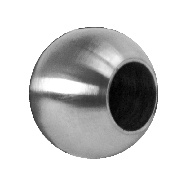 Koule koncová ø 20 mm na trubku ø 12 mm, broušená AISI 304