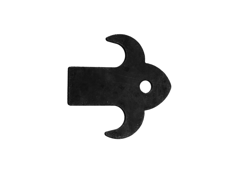 Kotvení pro plechové výplně 70x70x2,5 mm