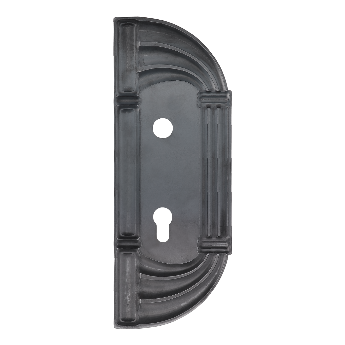 Štítek 310x116x2mm, zdobený, pravý, pro zámek