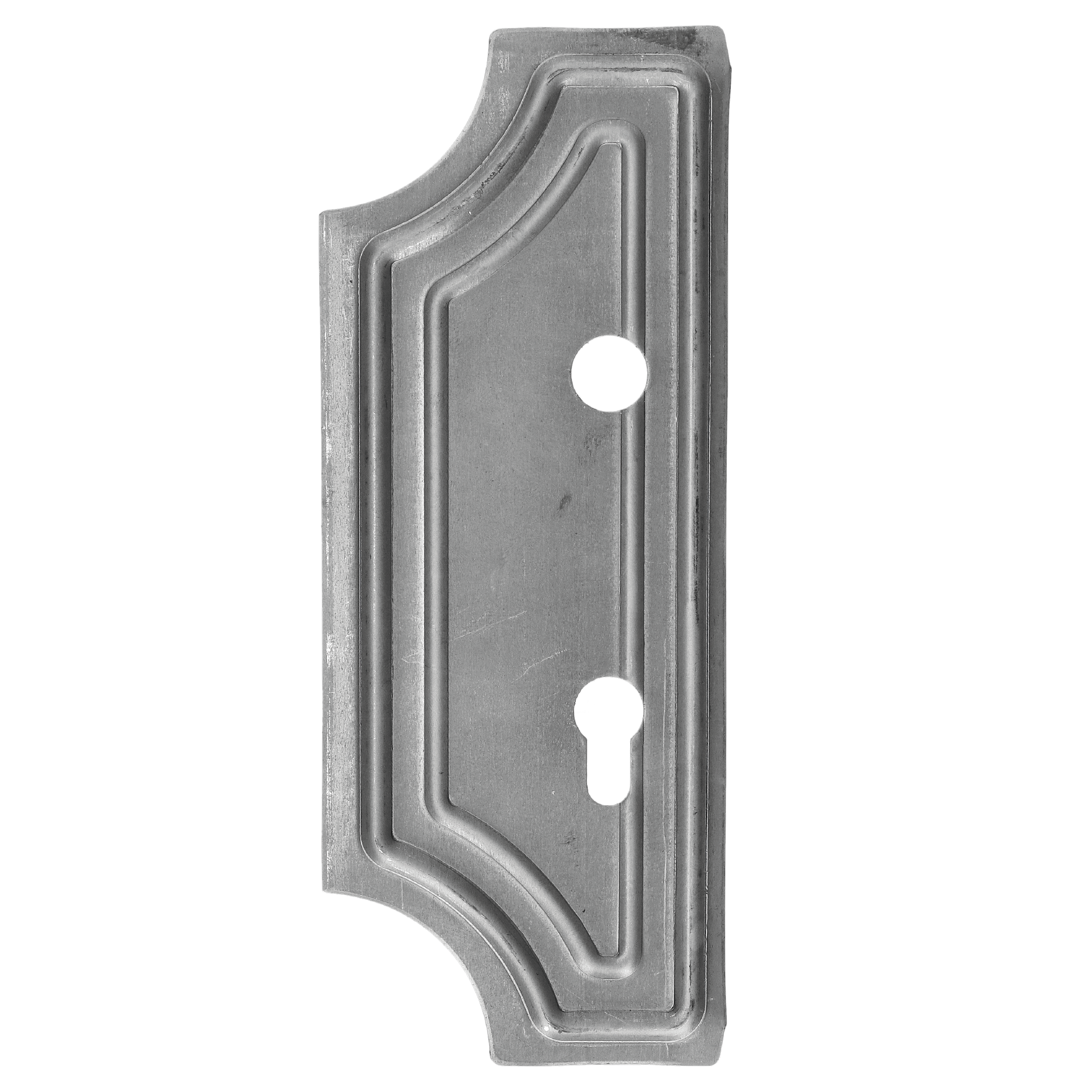 Štítek 277x104x2mm, rozteč 90mm,  pro zámek ZM90/45H