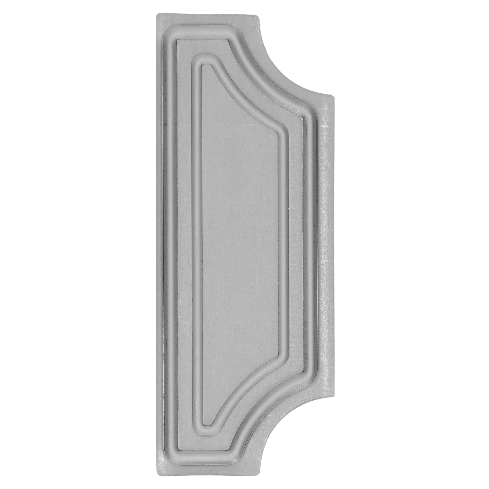 Štítek na dveře bez otvor¨ H 280 x L 110 mm, hr. 3 mm