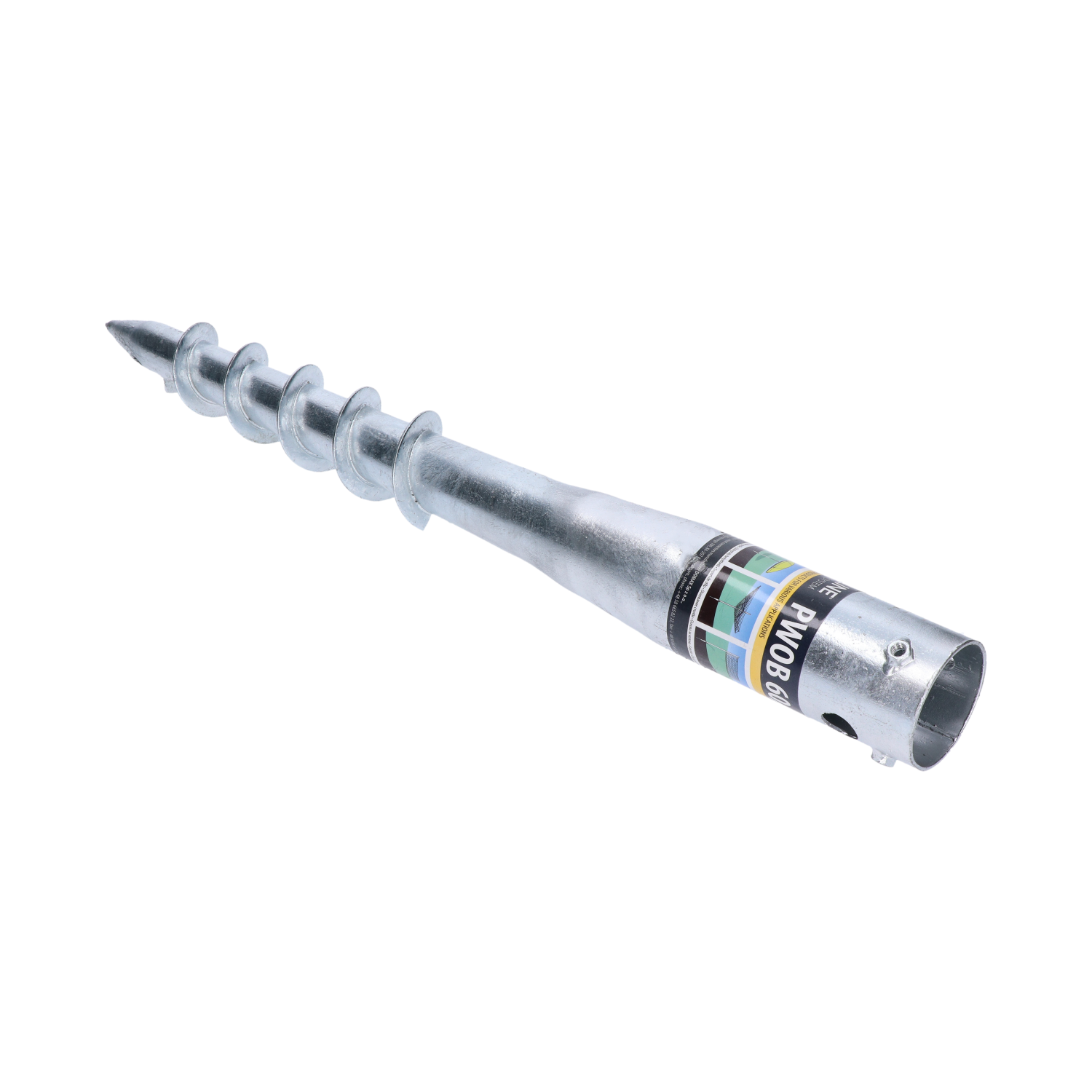 Zemný vrut, ø 60 mm, žárový pozink