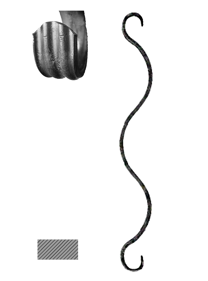 DOPRODEJ prvek 380 x 50 mm, 14 x 6 mm, základní rozkování