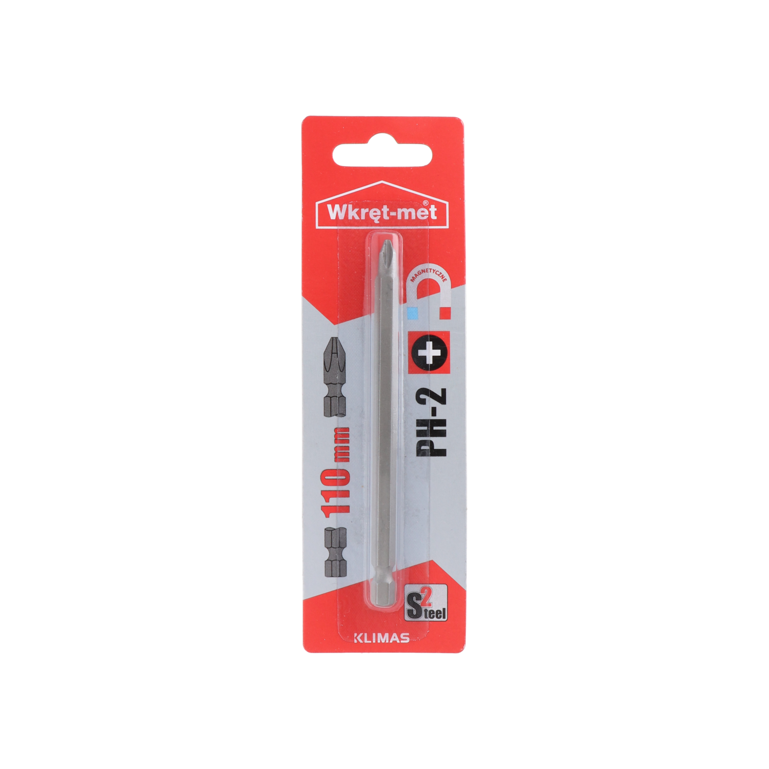 1 dílny blister s bitom PH2, délka 110mm