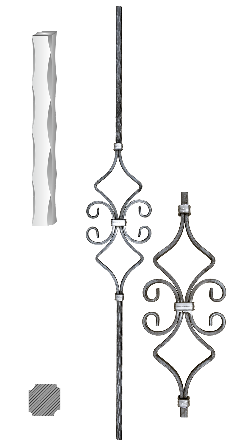 Tyč 140 x 1000 mm z profilu 12 x 12 mm