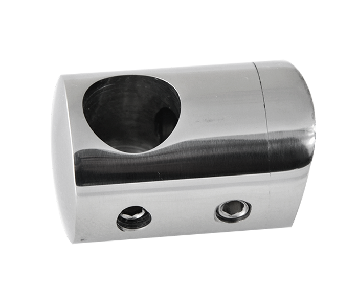 Držák tyče ø 12 mm (P) na trubku ø 42,4 mm, AISI 304