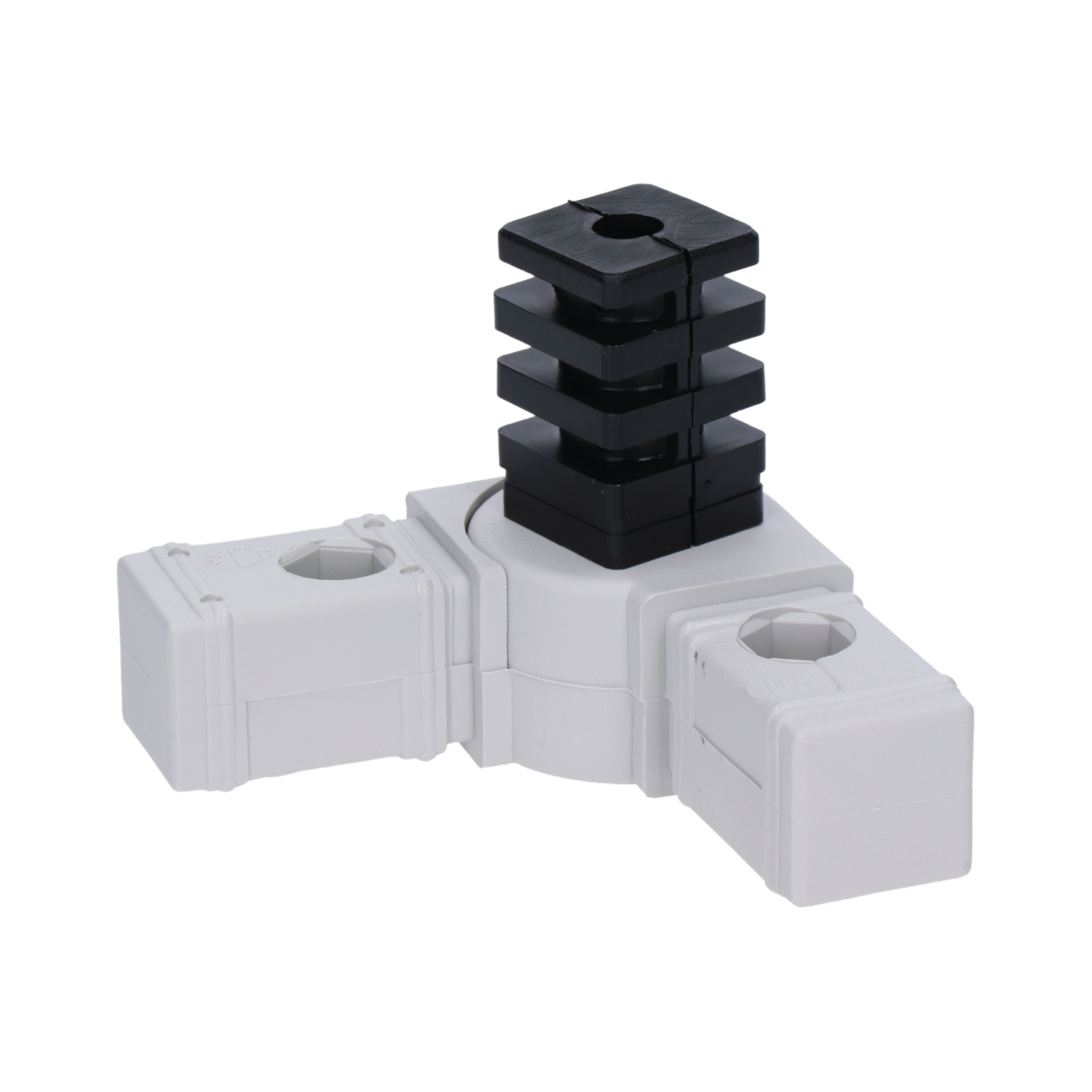 Plastová spojka - 180° rohový díl do profilu 30x30x2mm