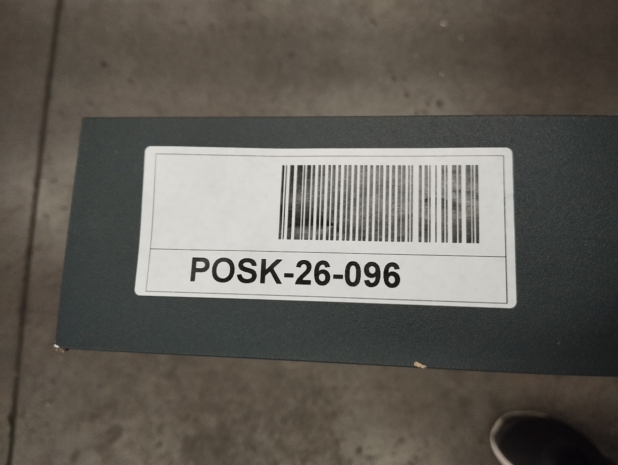 Poškodený profil AL-J8016-7016S-6