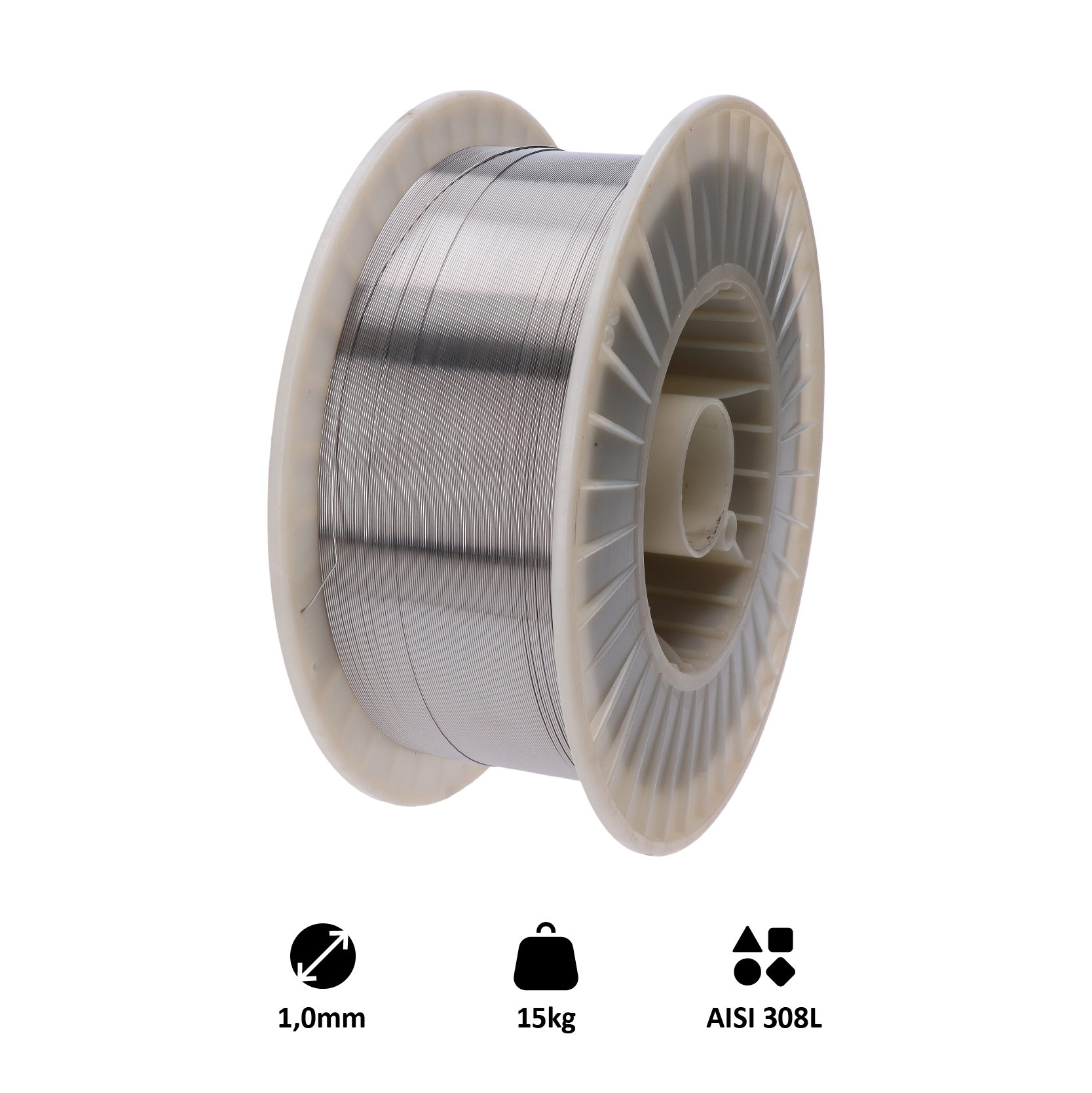 Svařovací drát / AISI 308L/1.0mm, 15kg, MIG-MAG nerez