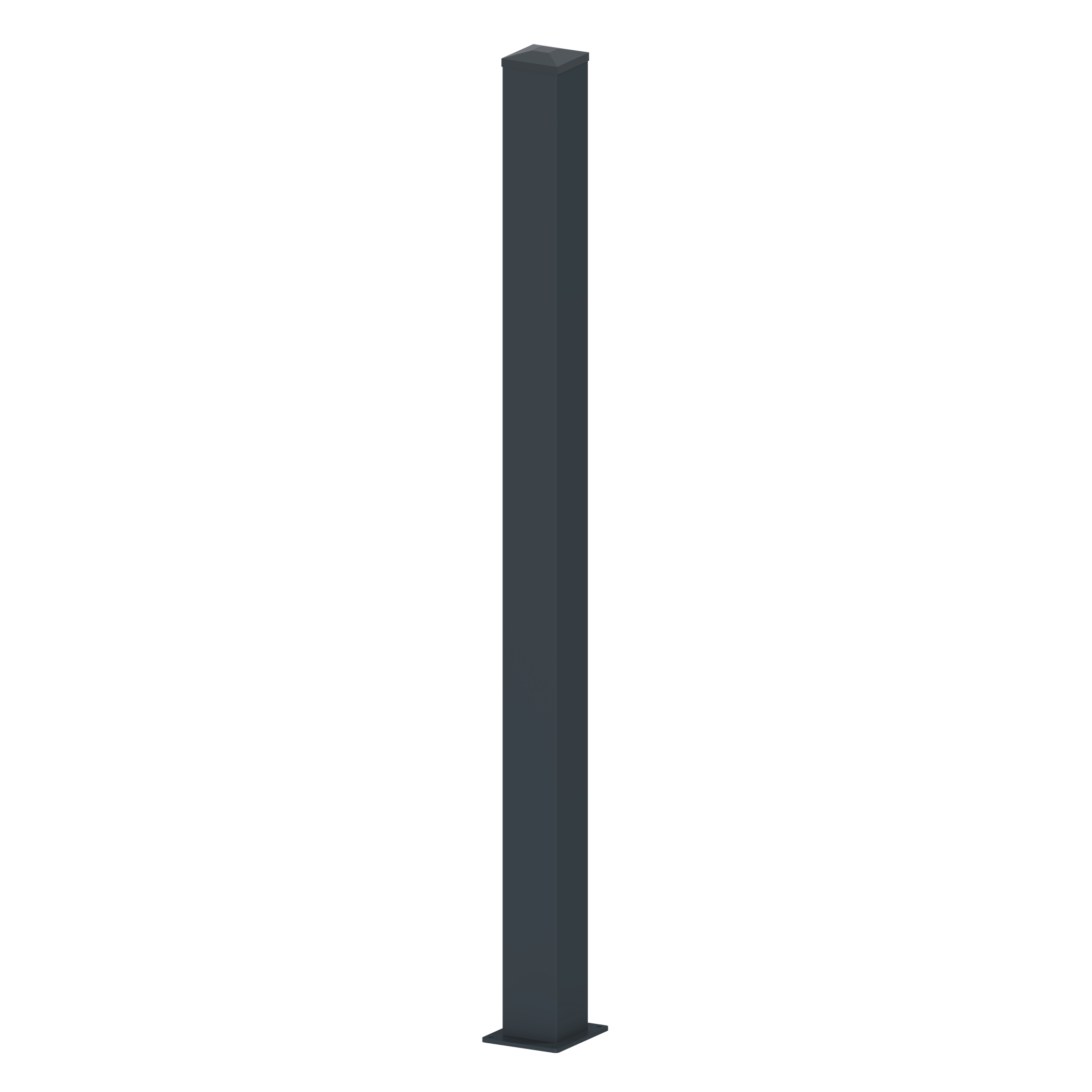 Brankový sloupek 150 x 150 x 2000 mm s patkou