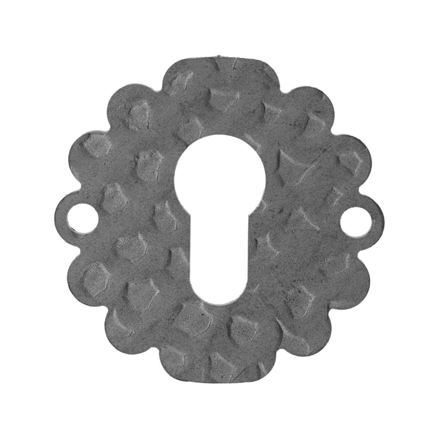 Štítek k vložce 60mm, tloušťka 3 mm, černý zinek