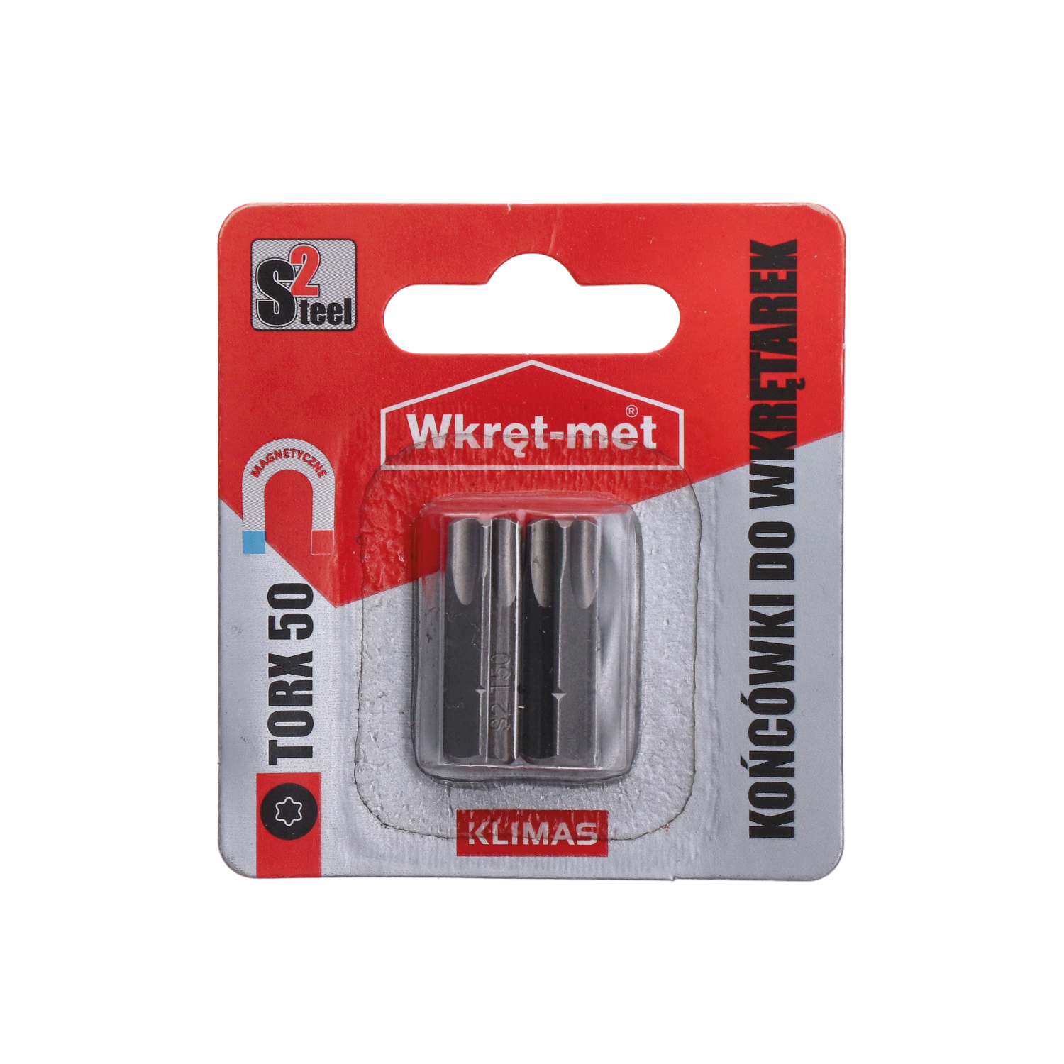 2 dílny blister bitů TX-50, délka 25mm