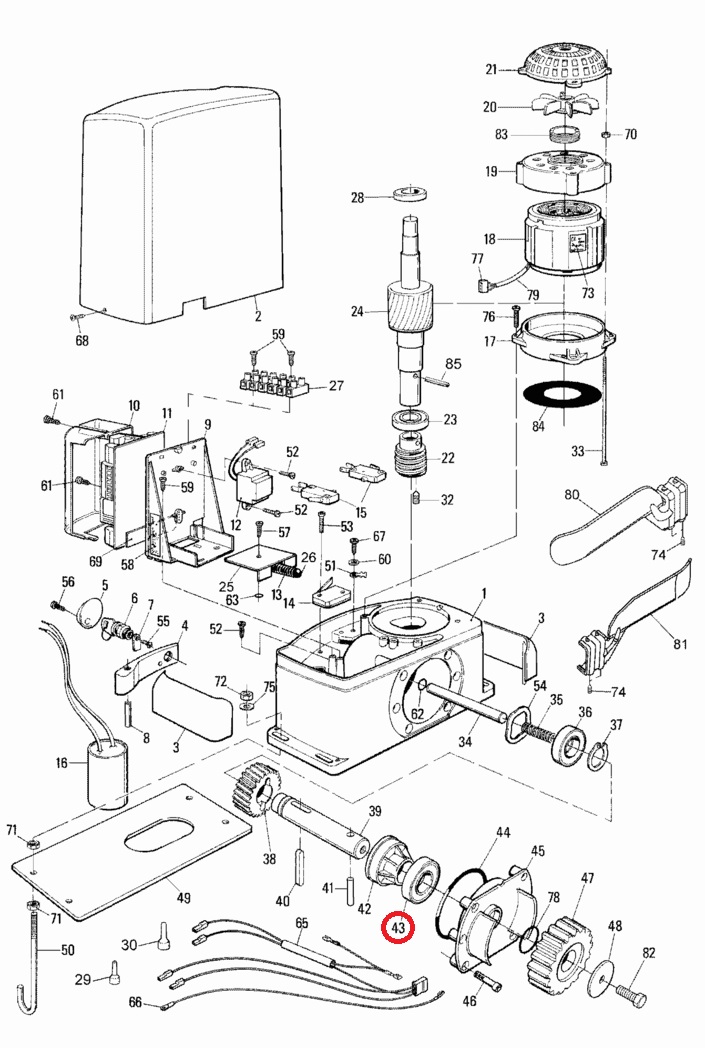 PMCU10.4630 ložisko 6206ZZ pro THOR