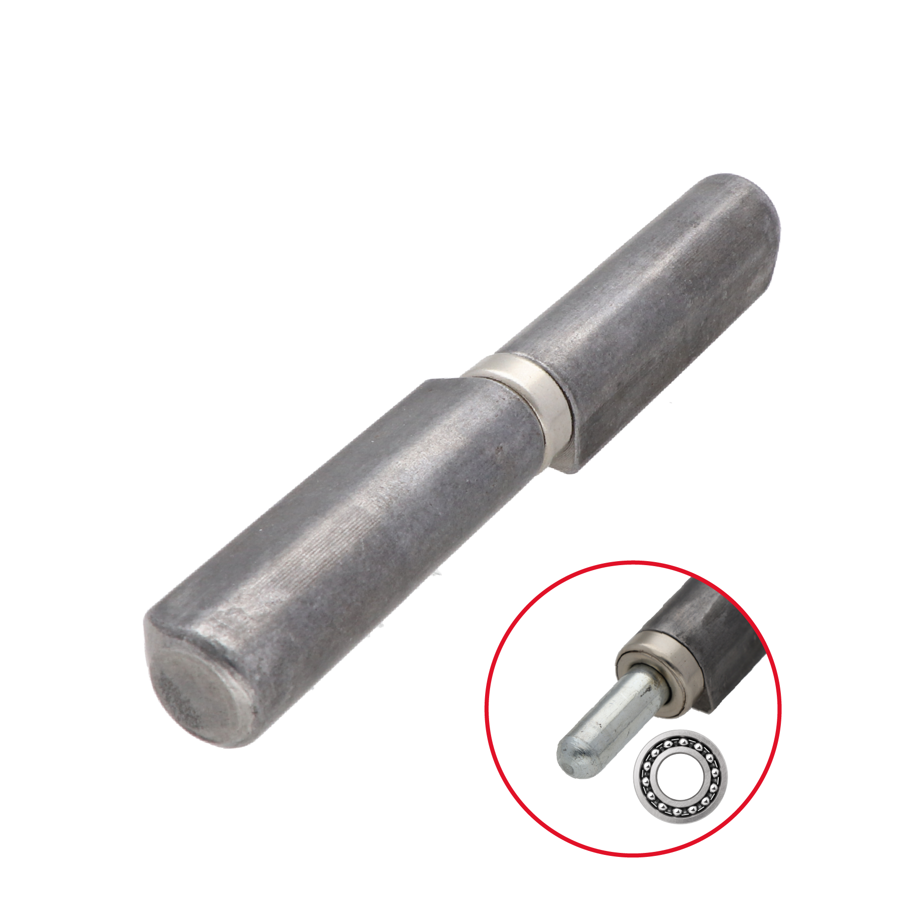 Pant dvoudílný 160x20mm s ložiskem, pozinkovaný trn