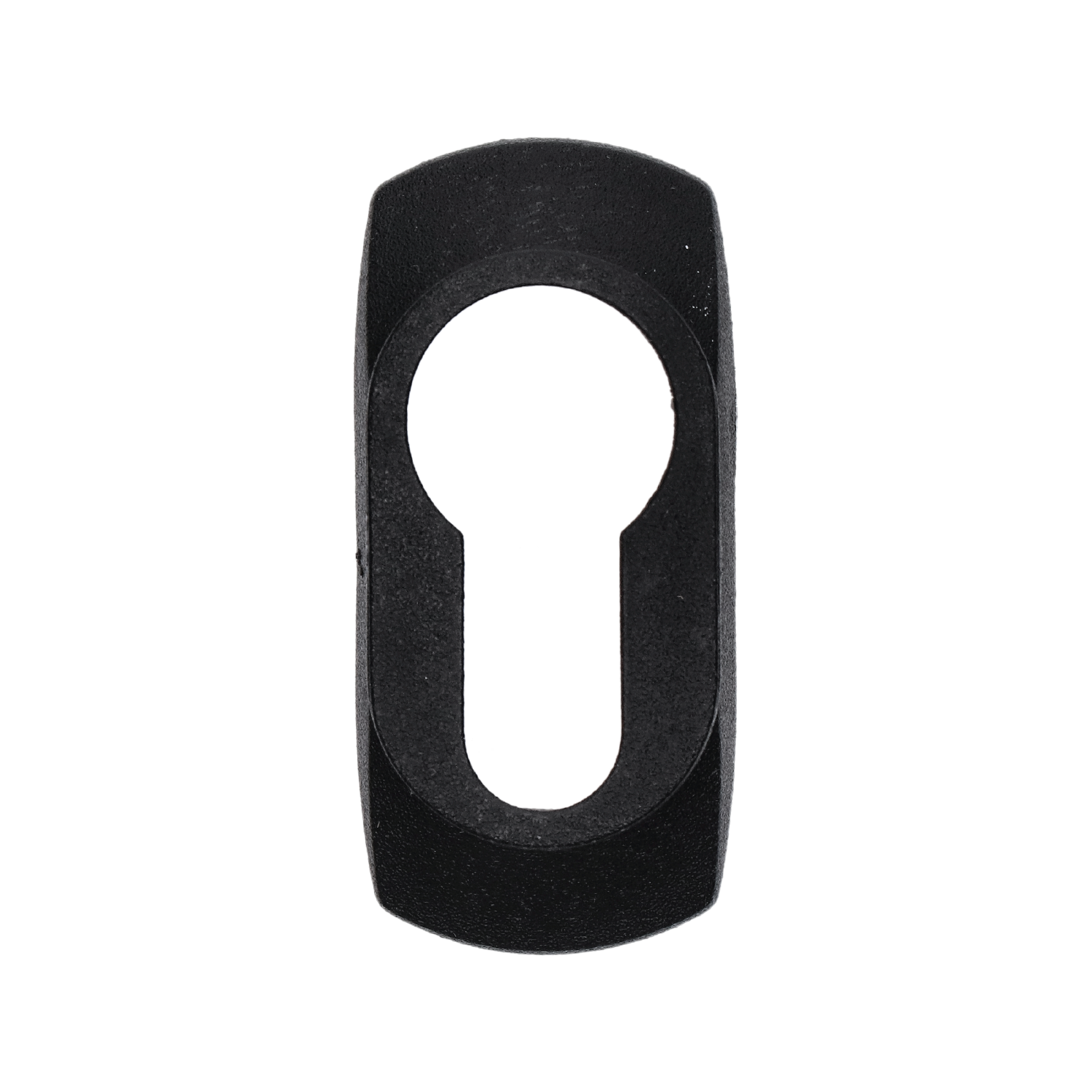 Štítek na vložku 51x24x8,5mm, černý plast PVC