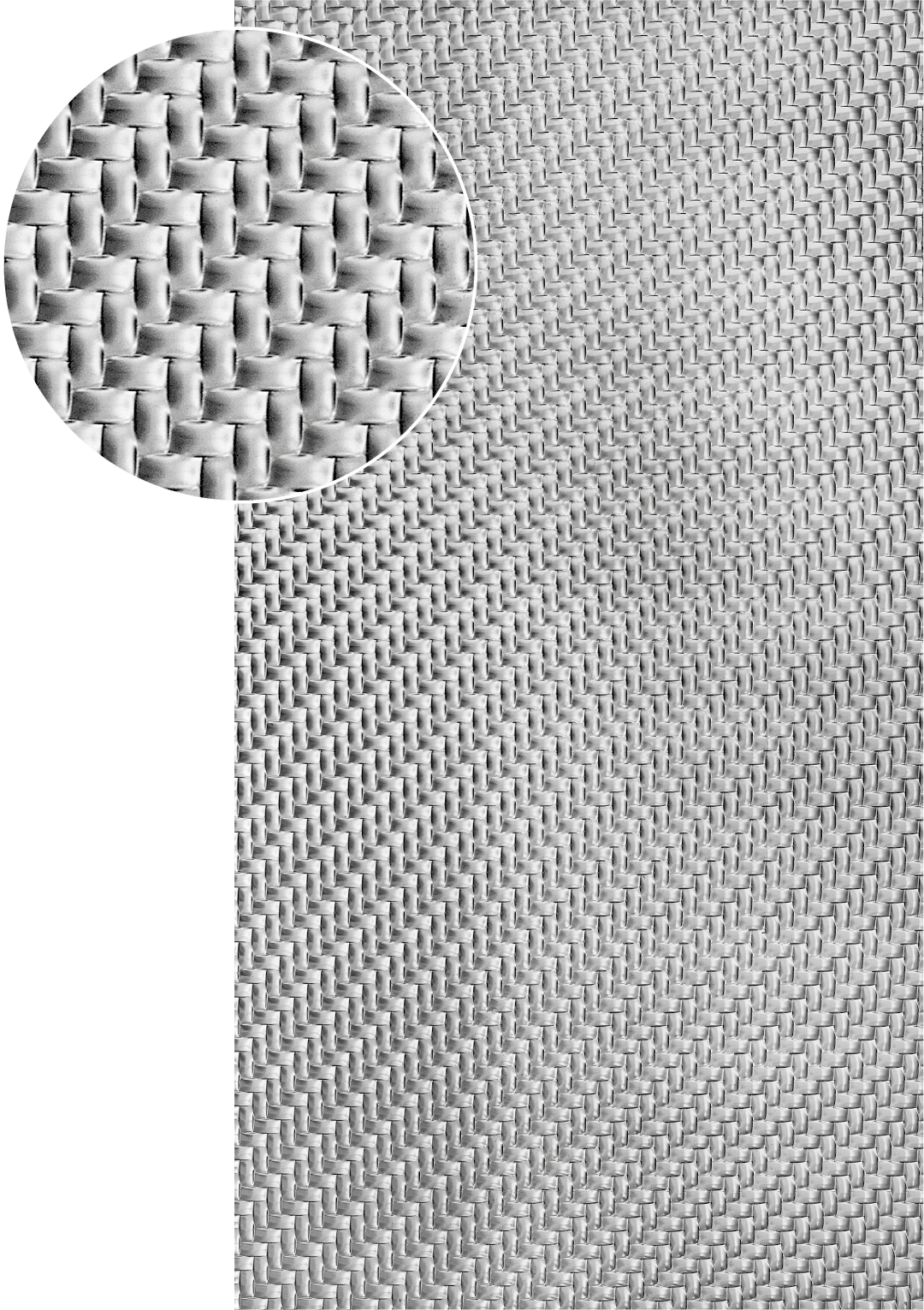 Plech pozinkován 2000x1000x1,2mm - PLETENINA, 3D efekt