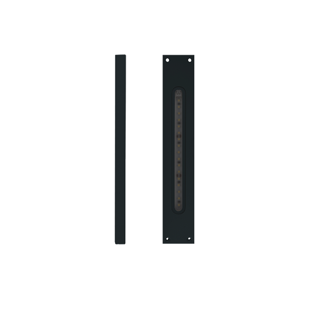 Venkovní LED osvětlení FLAT, barva RAL7016, H-240mm