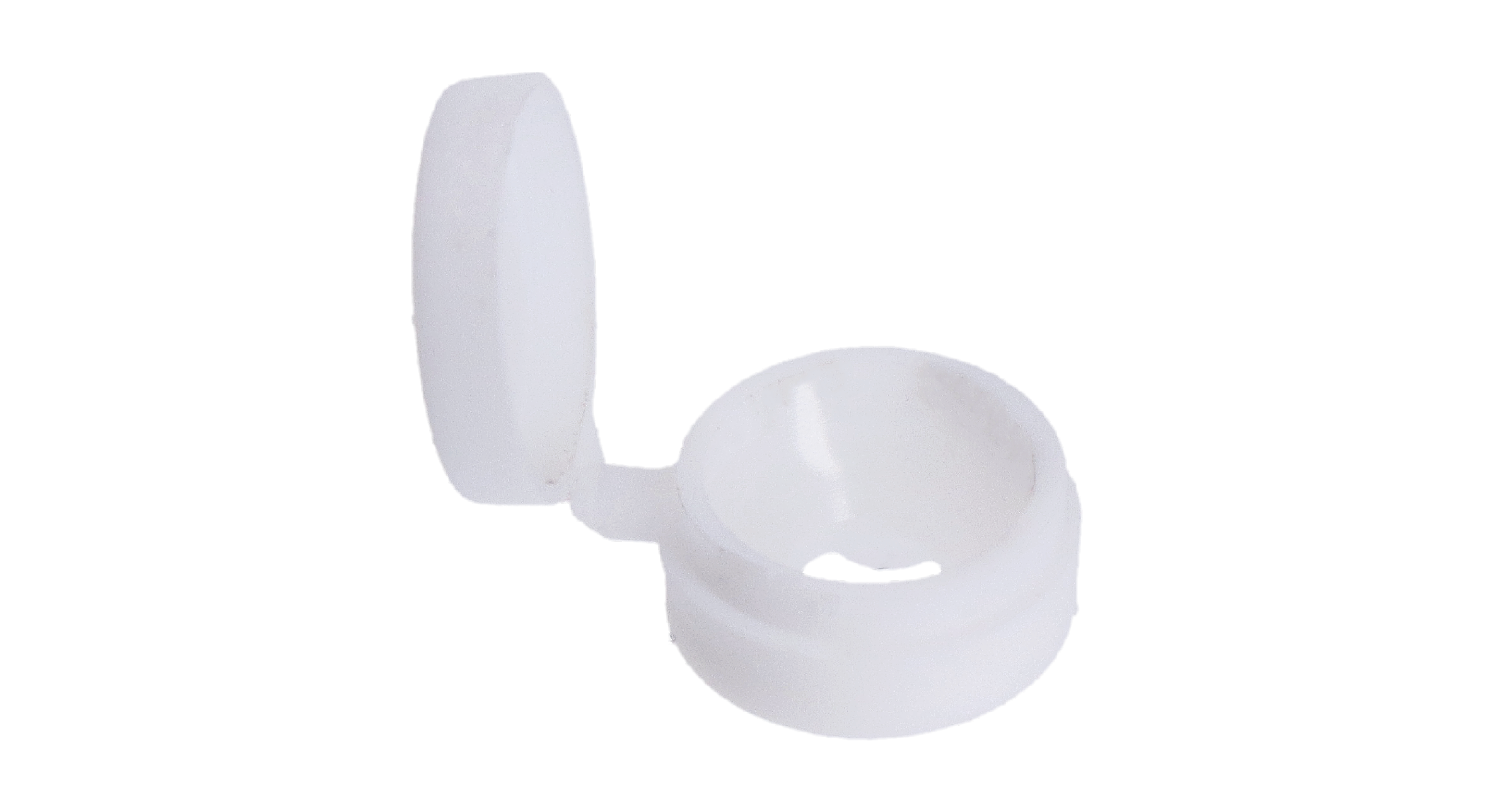 Rozeta ozdobna, biela, na skrutky so zapustnou hlavou