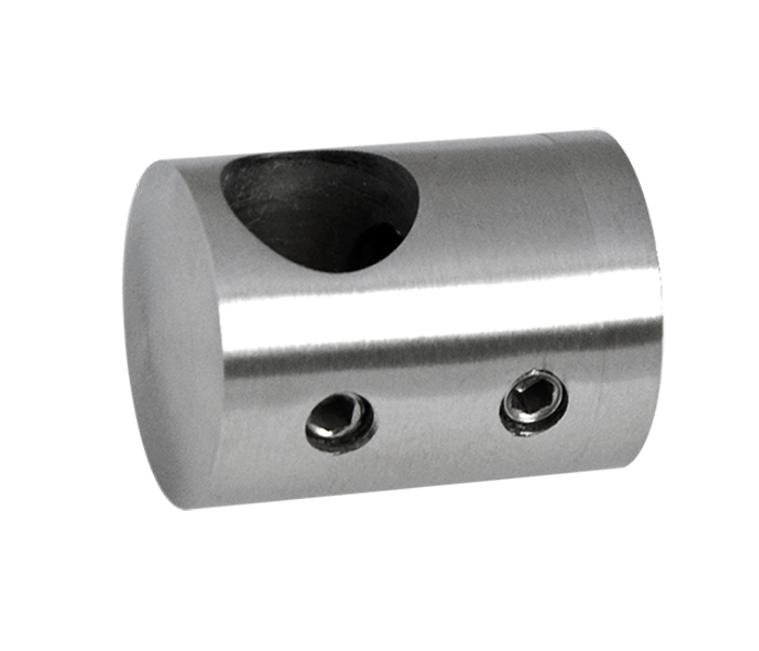 Držák tyče ø 12 mm (P) plochý, broušená nerez AISI 304