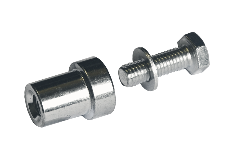 Přivařovací matice INOX (30mm) se šroubem M8x30 pro uchycení kovového hřebene CREM