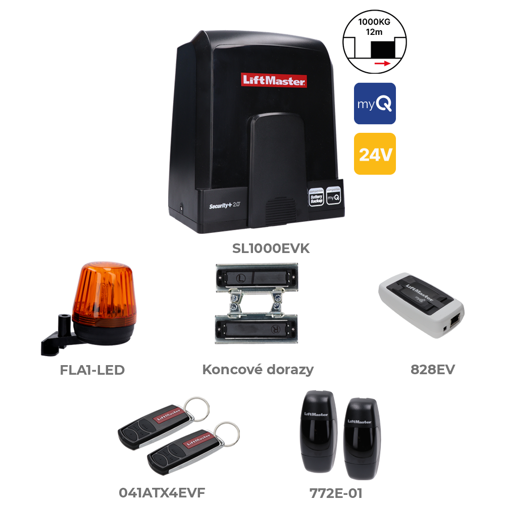 LiftMaster SL1000EVK-03 s myQ rozhraním 828EV