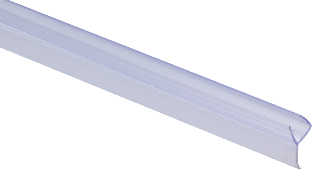 Plastové těsnění na sklo 10 mm, L = 2200 mm