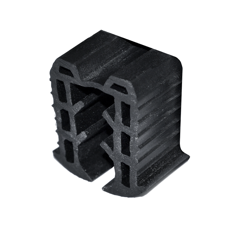 Gumové těsnění pro madlo 24 x 24 mm, sklo 8 - 11 mm