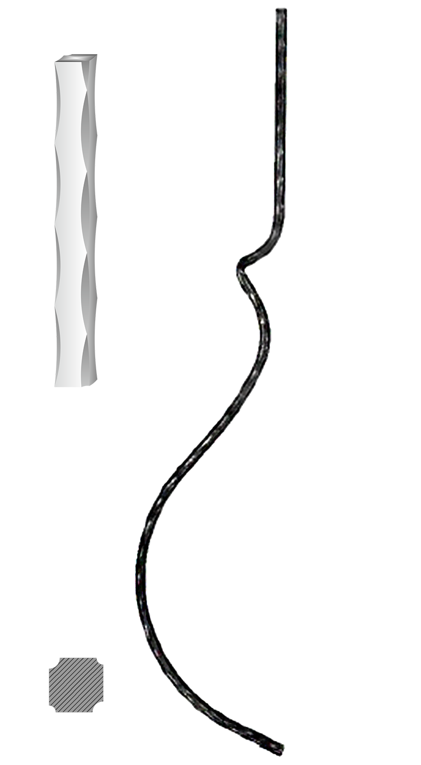 Tyč 12 x 12 mm, 900 x 210 mm