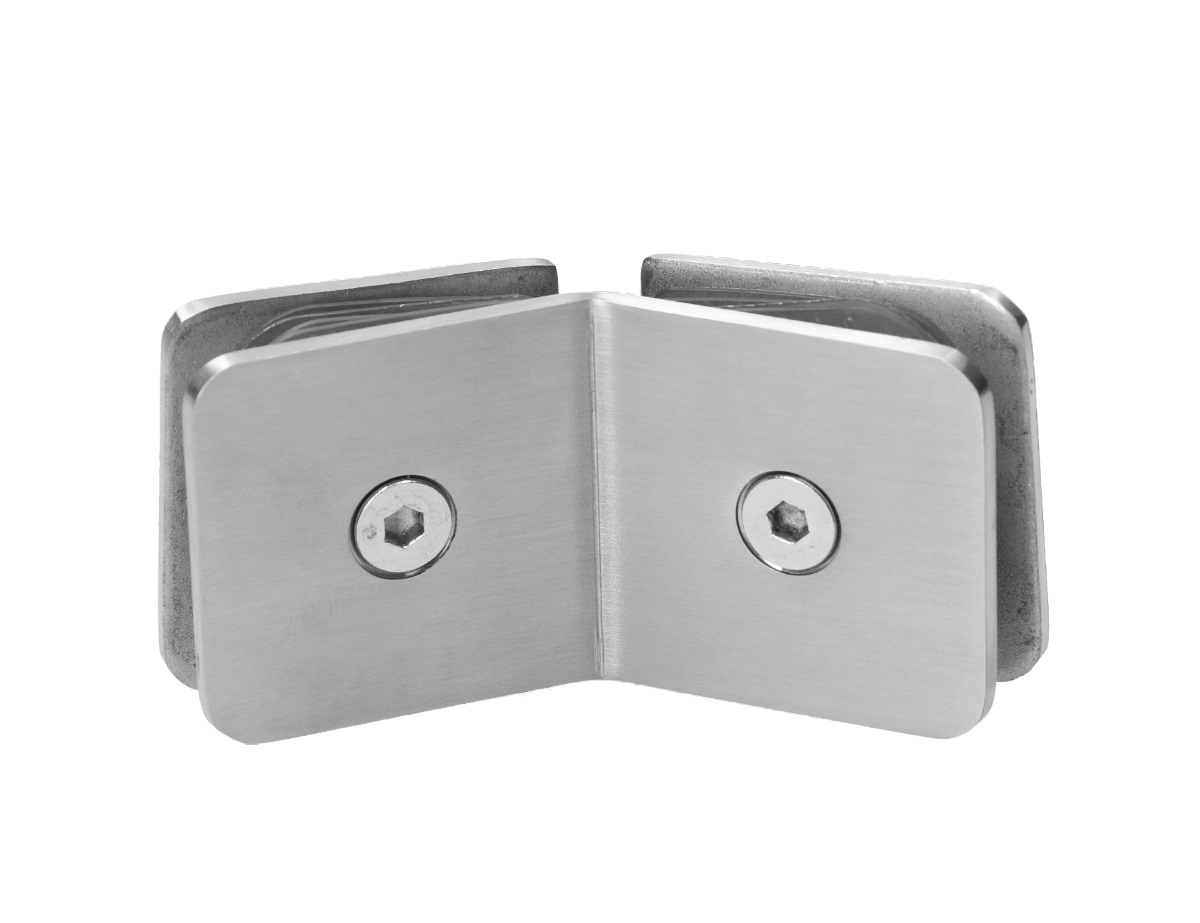 Svorka skla mezi skla 135°, sklo 8 - 10 mm, AISI 304