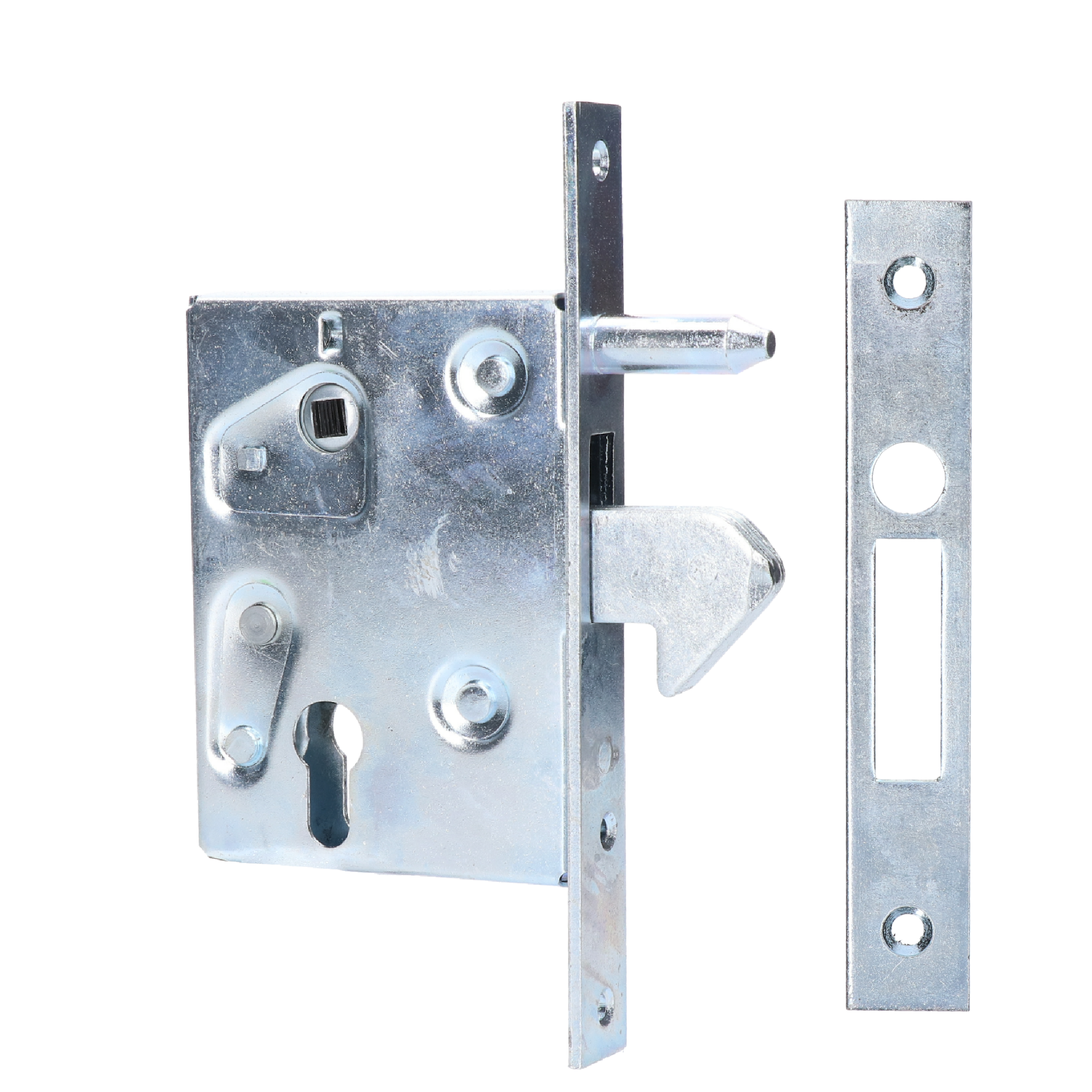 Hákový zámek na posuvnou bránu, rozteč 72 mm