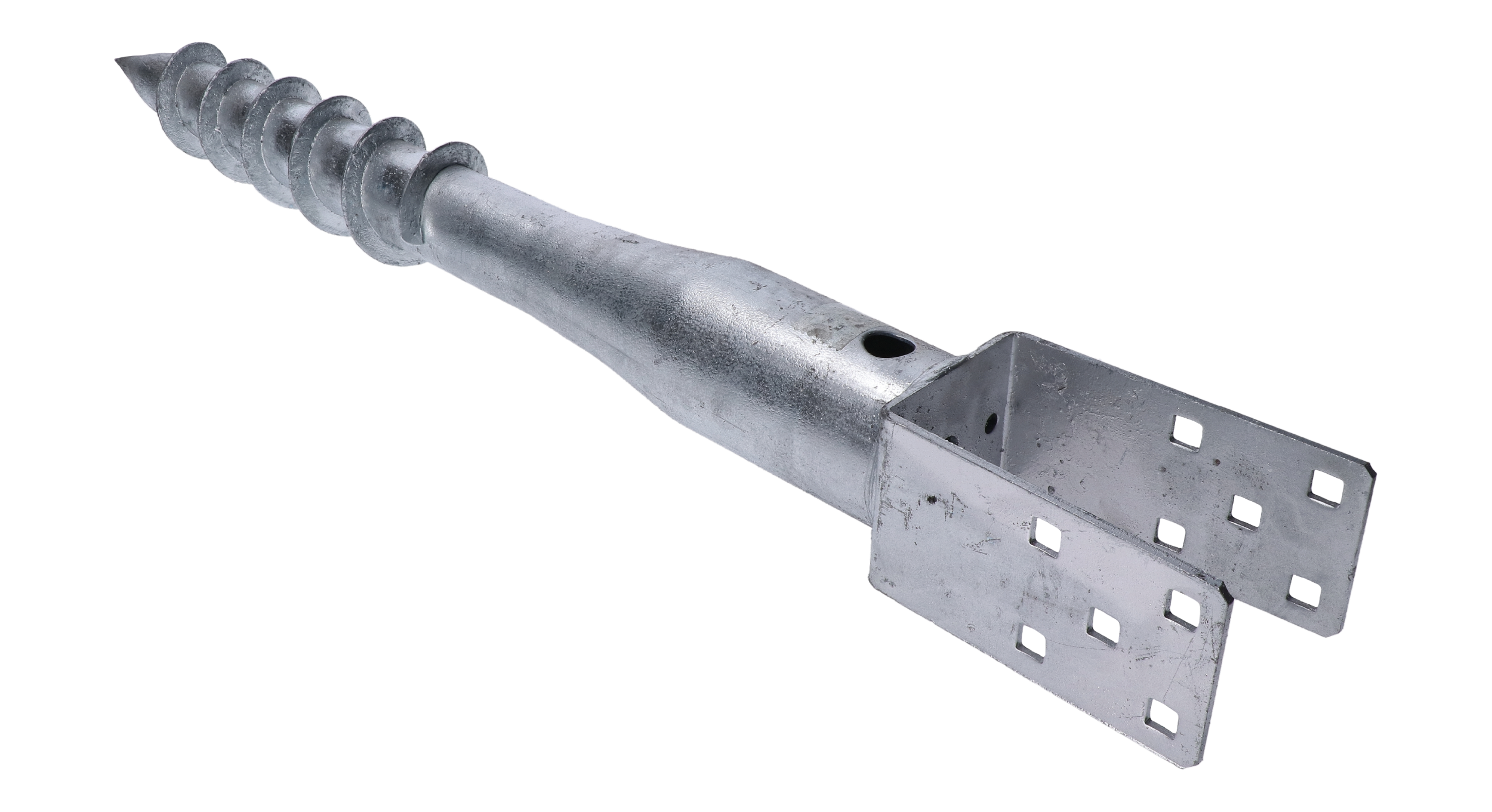 DOPRODEJ Zemní vrut, pätka U, 80 x 80 mm, žárový pozink