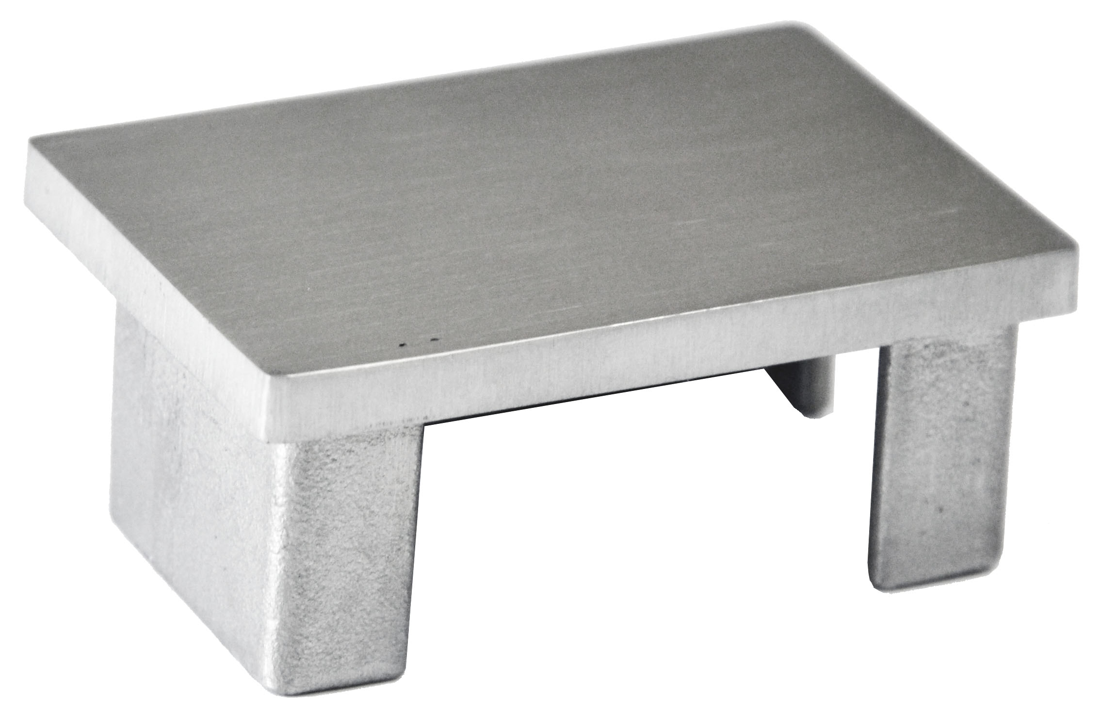 Ukončení na jekl 60 x 40 mm, broušená nerez AISI 304