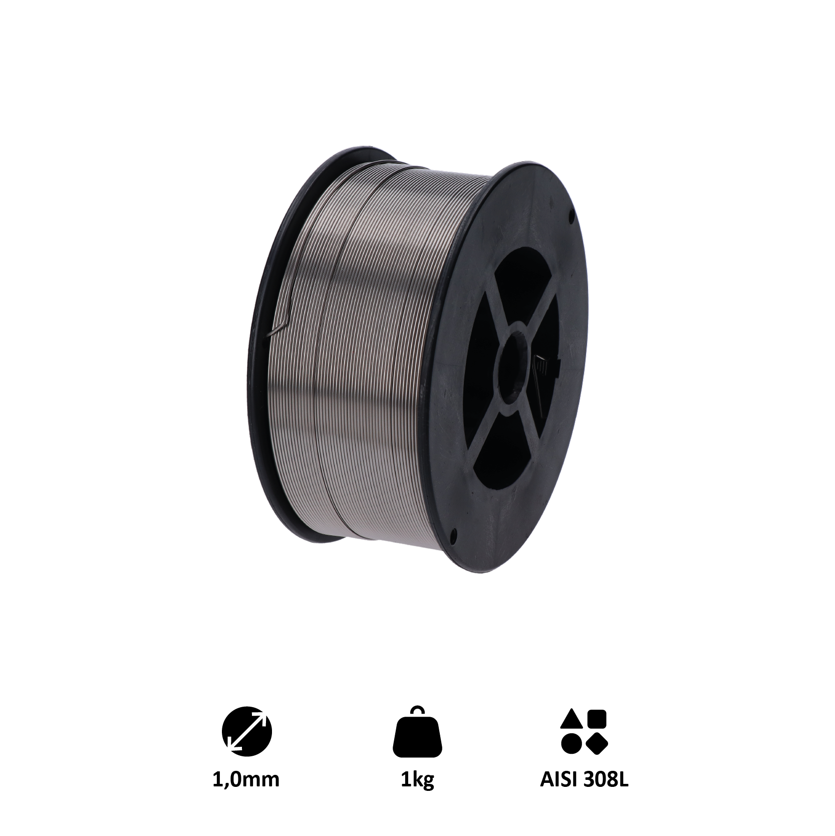 Svařovací drát /AISI 308L/1.0 mm, 1 kg, MIG-MAG nerez
