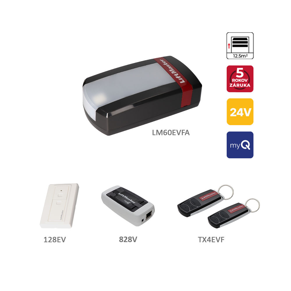 LiftMaster LM60EVFA s rozhraním myQ 828EV