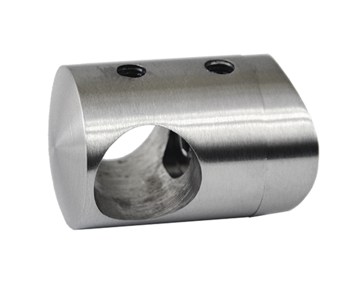 Držák tyče ø 16 mm na trubku ø 48,3 mm, broušená AISI 304